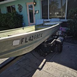 12 Ft Sears Game Fisher Jon Boat