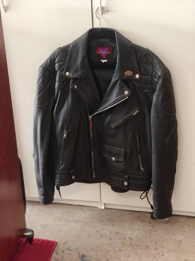 Leather Biker Jacket 