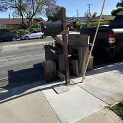 Free Queen Bed frame, dresser and desk