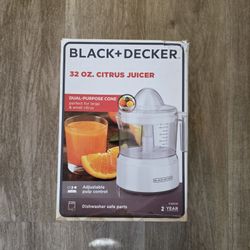 BLACK+DECKER CJ650W 32oz Citrus Juicer – Open Box, Tested