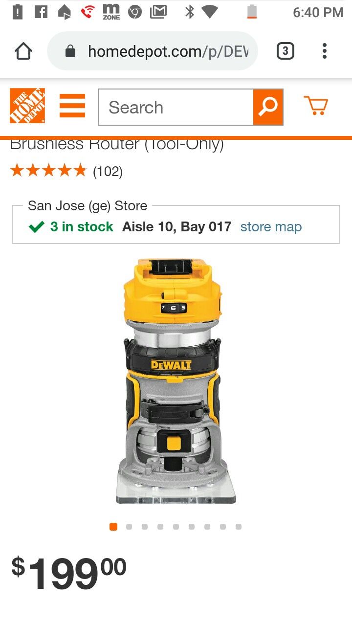 DeWalt **brand new in box*** 20-Volt MAX XR Lithium-Ion Cordless Brushless Router (Tool-Only)