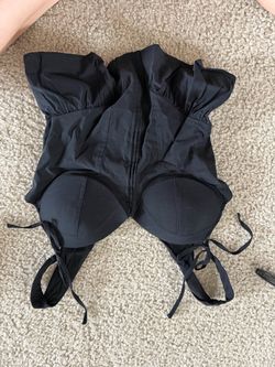 Fashion Nova black Cropped Bustier