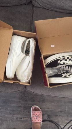 Vans Size 4 Both For $10