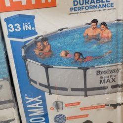 Swimming Pool 14 ft with Filter Pump,  New in Box 