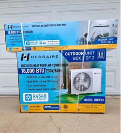 18,000 BTU WiFi 1.5-Ton Ductless Mini Split Air Conditioner, Heat Pump, Variable Speed