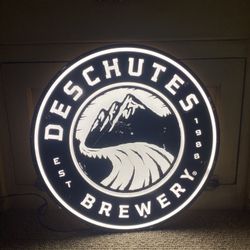 Vintage 1980S Brewery Sign, Works Great