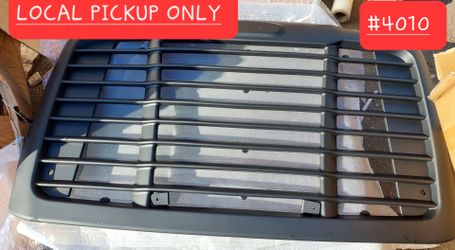 ➿️ front grille w/bug screen for 2008–2017 Freightliner Cascadia BLACK 58x4x35" (#4010)