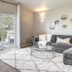 40” glass coffee table