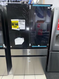 Samsung Bespoke AI Family Hub 4-French Door Refrigerator (Stainless Steel)