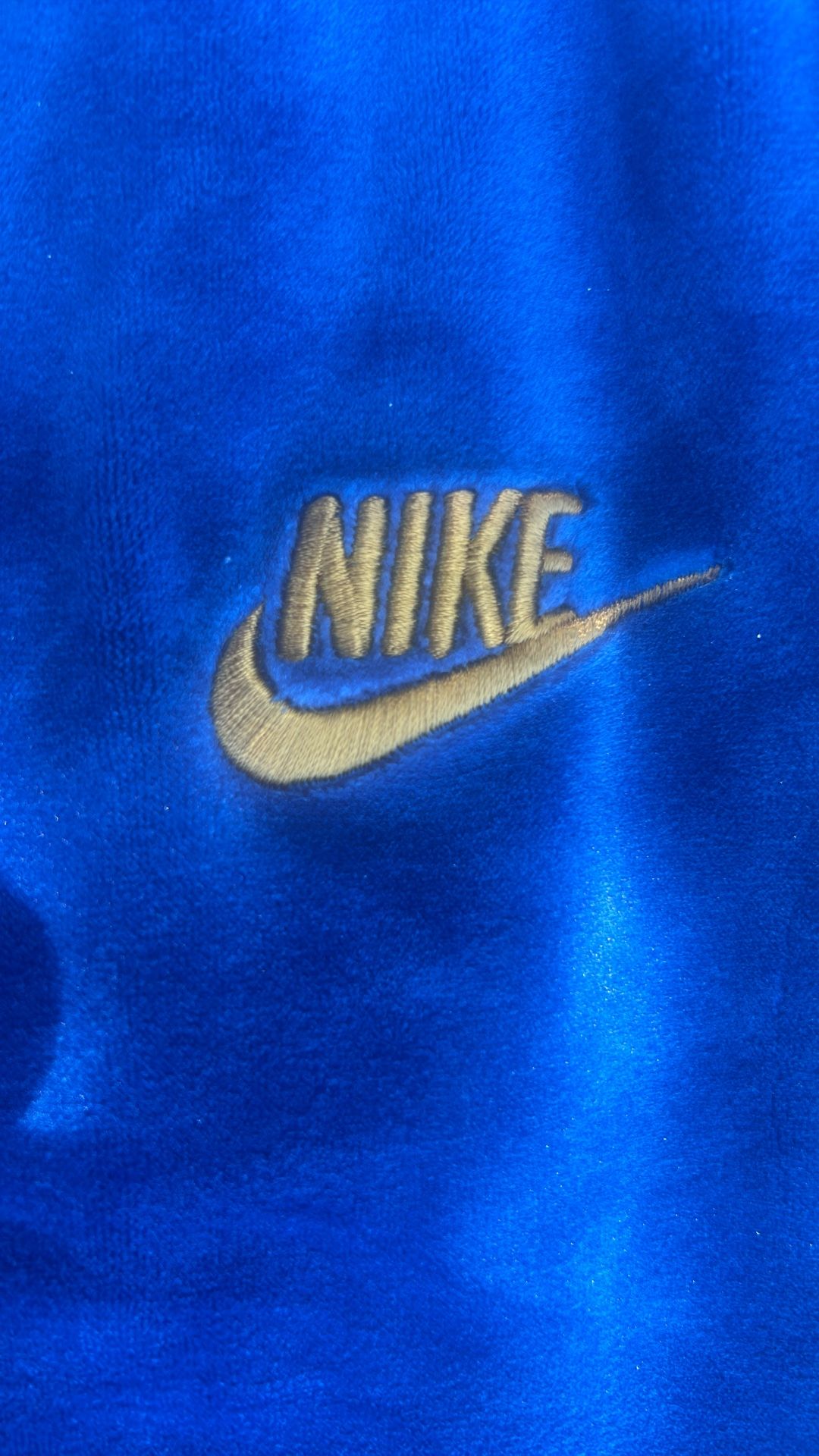 Nike Blue Suede Jogger XL