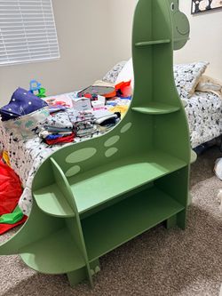 Dinosaur bookshelf