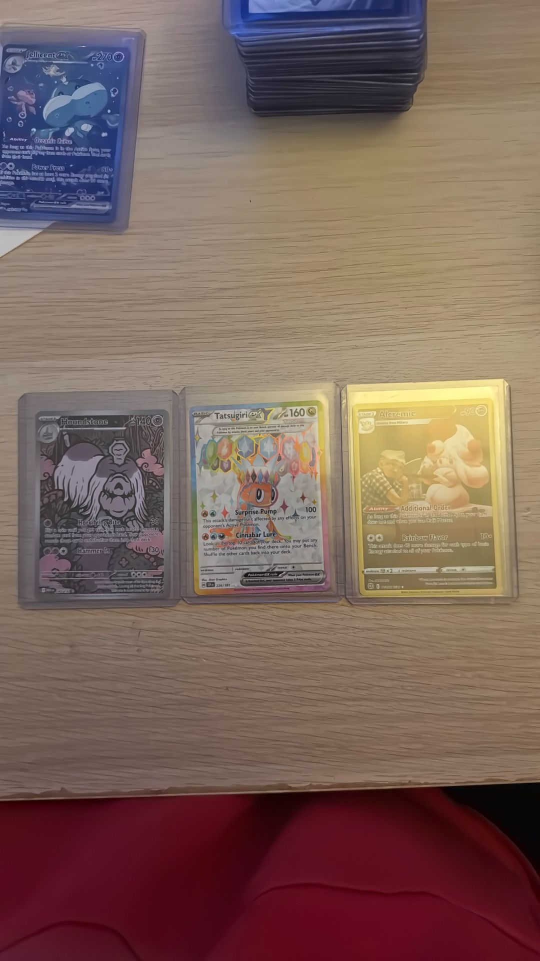 Houndstone, Tatsugiri Ex, Alcremie- Pokemon