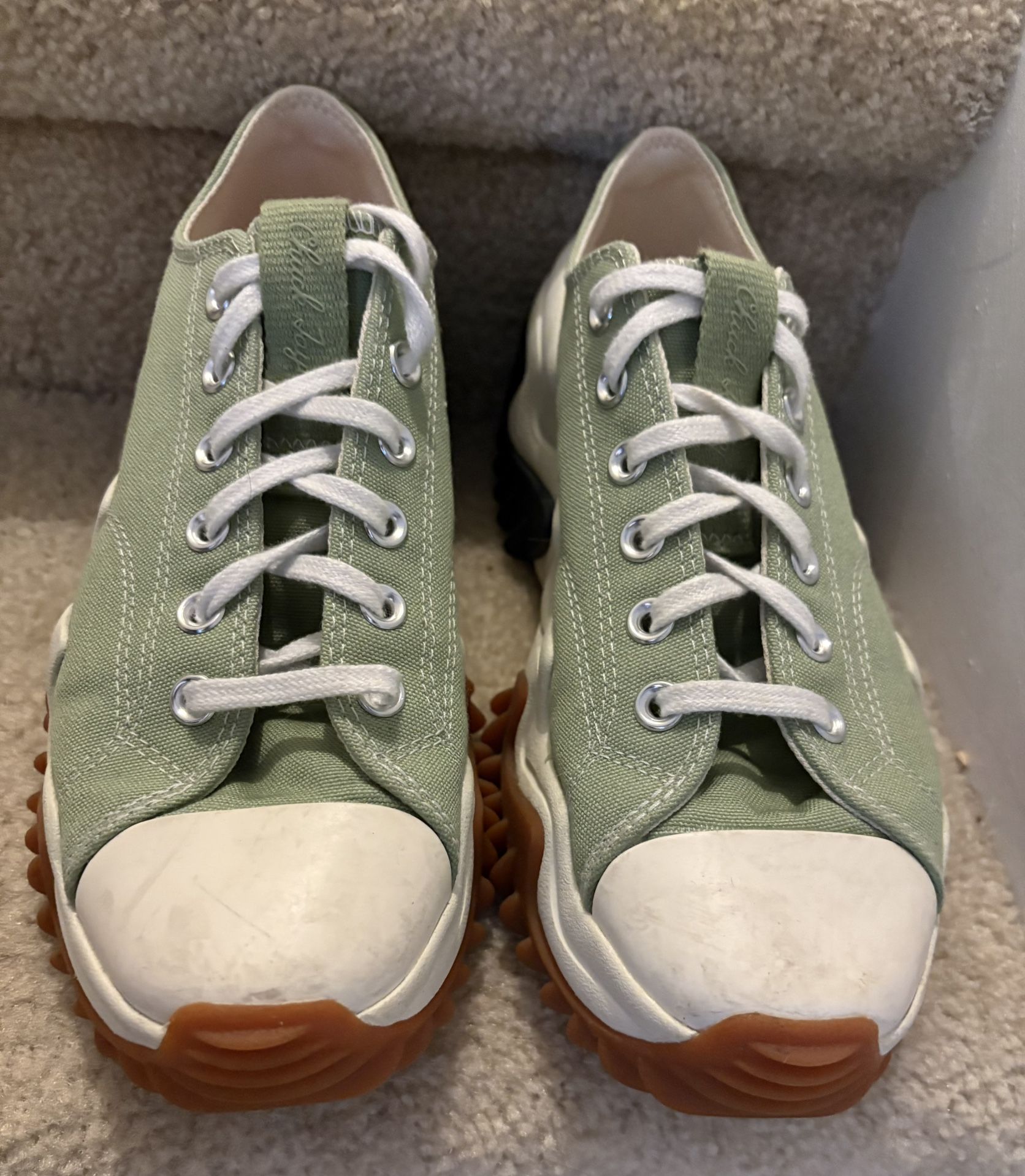 Converse Run Star Motion Platform Low Platform Shoe green size 9.5 women’s
