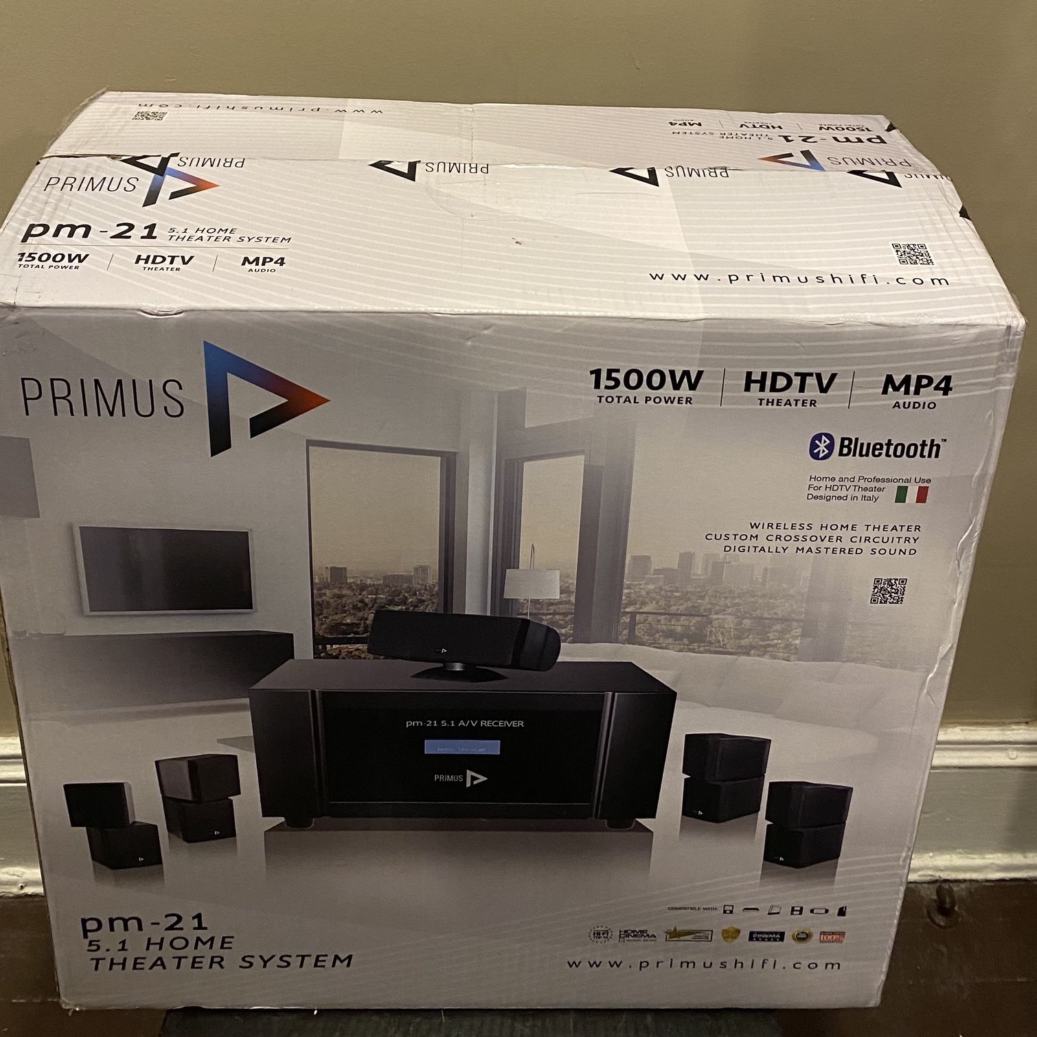 Brand New Primus Pm 21 5.1 Home Theater System / Bluetooth (free Delivery)