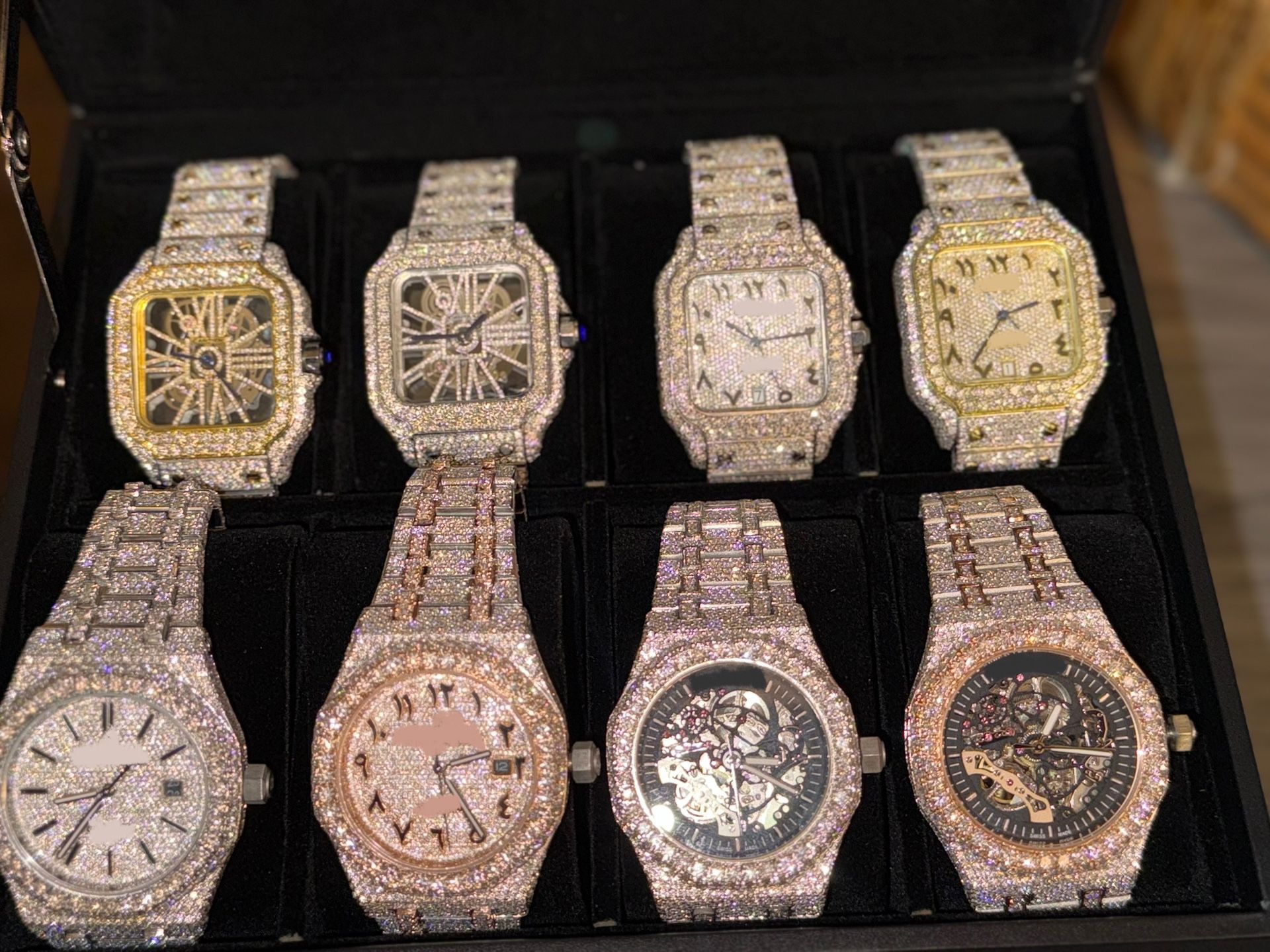 π₯ Bust Down VVS Lab Stone Watches β A1 Quality π₯