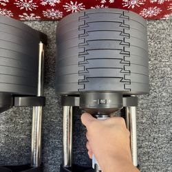 80Ib Adjustable Dumbbells🔥 Black Friday Sale 