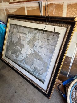 Large print map 64x48