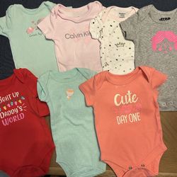 New Born Baby Girl Onesies