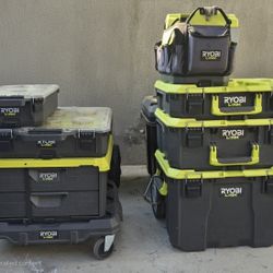 8 Pcs Ryobi Link Tool Box Set