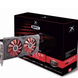  Radeon RX 570 RS XXX Edition 1286MHz, 8gb GDDR5, DX12 VR Ready, Dual BIOS, 3xDP HDMI DVI, AMD Graphics Card