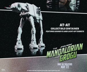 The Mandalorian and Grogu Imperial Walker Popcorn Bucket AMC