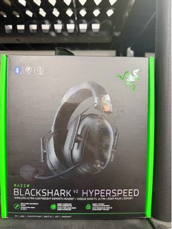 Razer Blackshark V2 Hyperspeed Wireless 280g Ultra-Lightweight Esports Headset for PC, Dual Wireless, Black