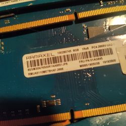 8gb DDR4 Multiple Sticks Available 