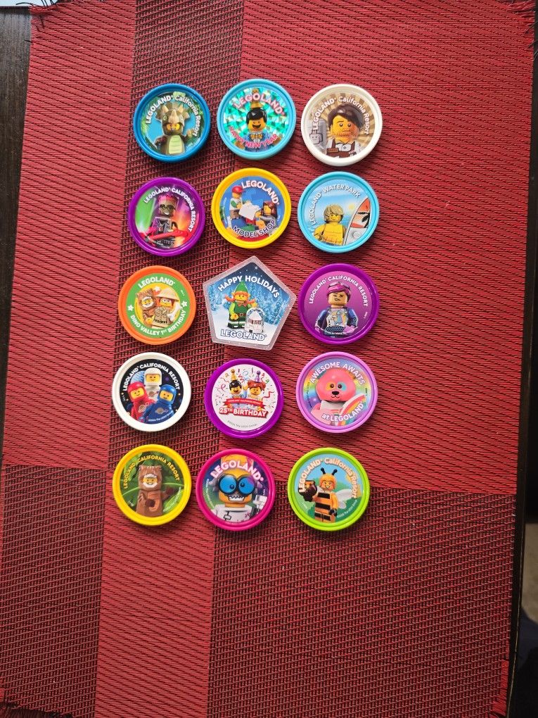 Legoland Pop Badges 
