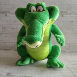Disney Store Tick Tock Crocodile 🐊 Peter Pan Plush