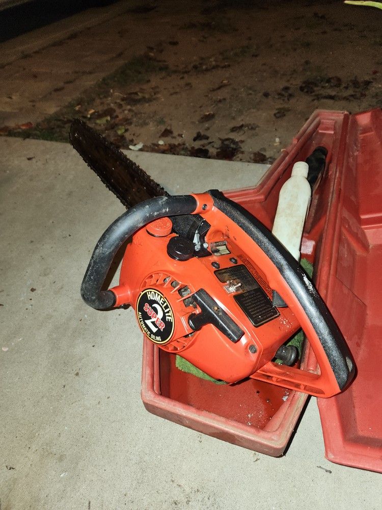 Homelite Super 2 Chain Saw