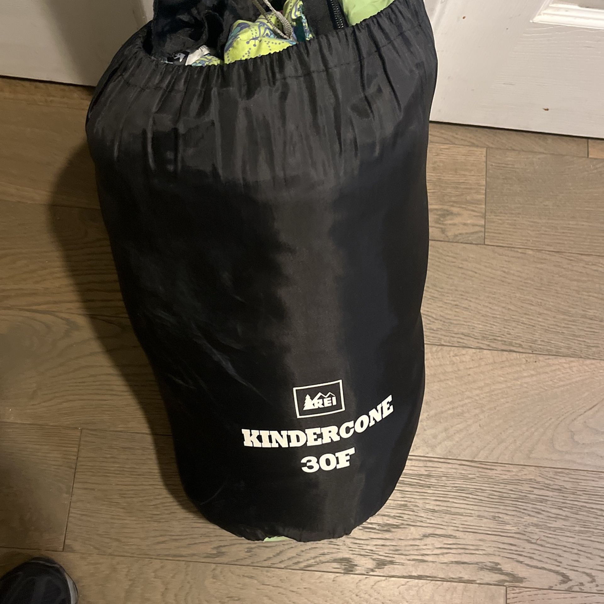 Two REI Kindercone 30f Sleeping Bags