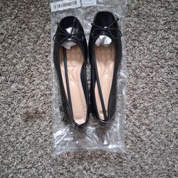 Black Ballet Bow Flats