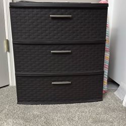 Two  Wide Storage Bins Available 