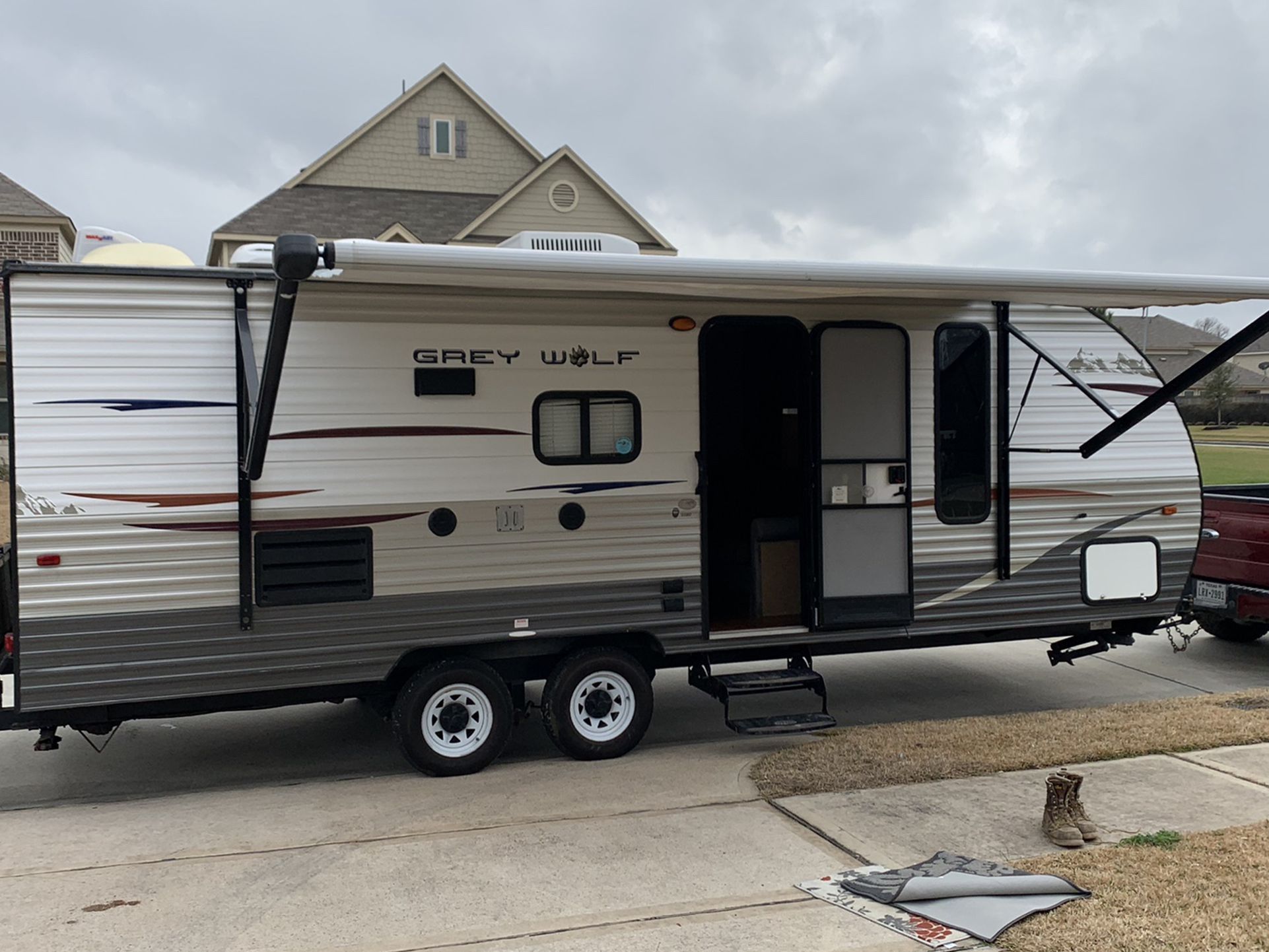 2015 forest river gray wolf 23bd