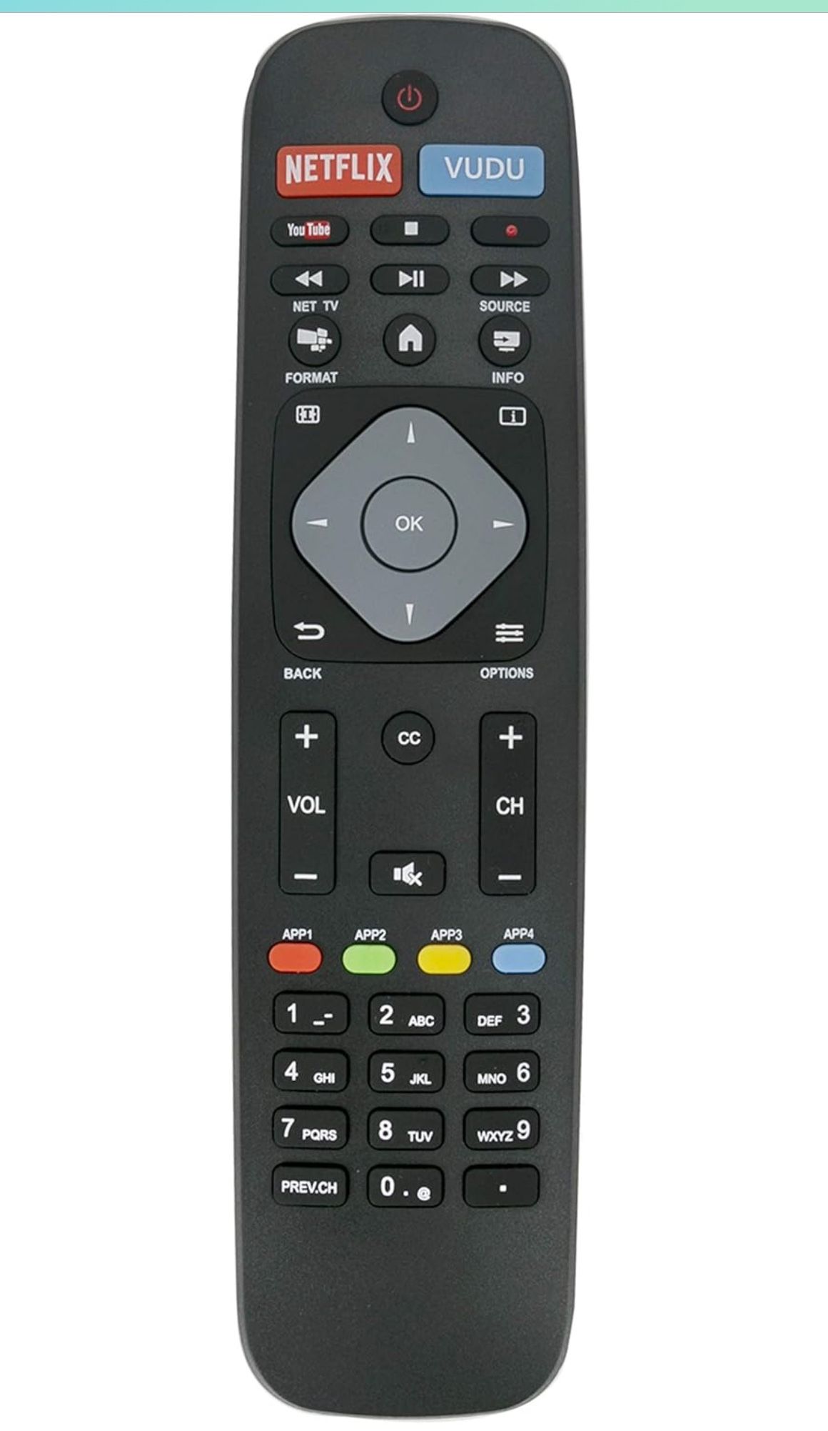 Replacement Remote Control For Phillips Tv