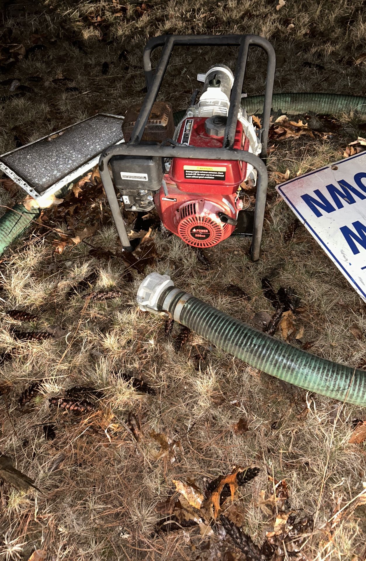 3 Inch Trash Pump & Hose Quick Connect