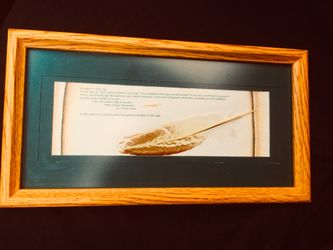 Wood Framed Artwork inspired by Charles E. Funk