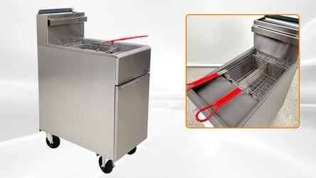 NSF 50 LBS Outdoor Food Truck Propane Deep fryer HFRF-120B-LPG