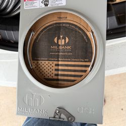 MILBANK 125 amp meter sockets