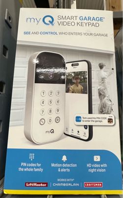 MyQ Smart Garage Video Keypad