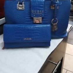 Guess Leather Purse With Wallet 