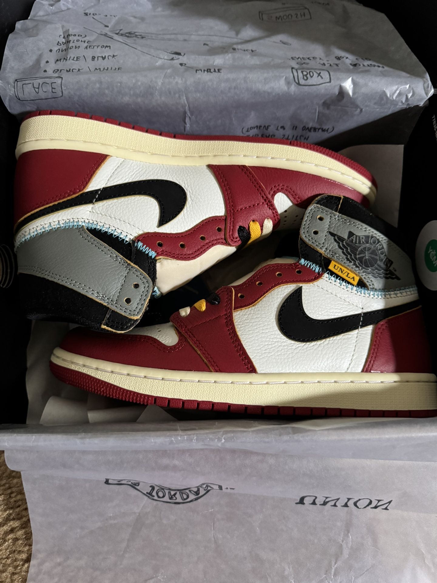 Jordan 1 High Union LA Chicago Shadow Size 7