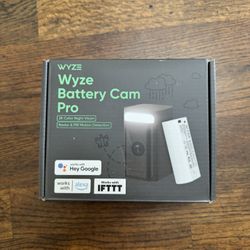 Wyze battery cam Pro