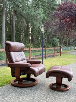 Ekornes Stressless  Chair And Ottoman