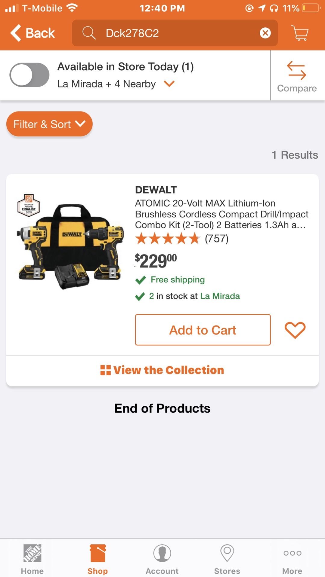 Dewalt drill