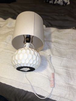 White washed lamp