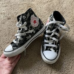 Shark High Top Converse 