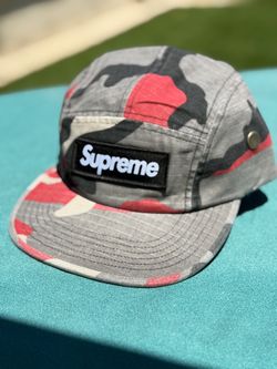 Supreme military camp hat (SS26) red camo