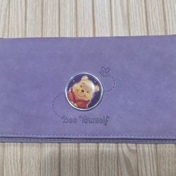 Winnie The Pooh "Bee Yourself" Checkbook Cover & Wallet 
