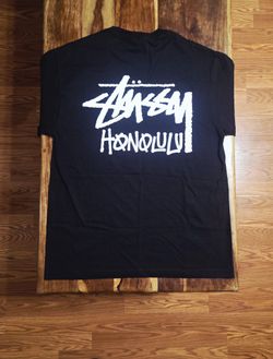 Stussy Honolulu Men's Black Graphic T-Shirt